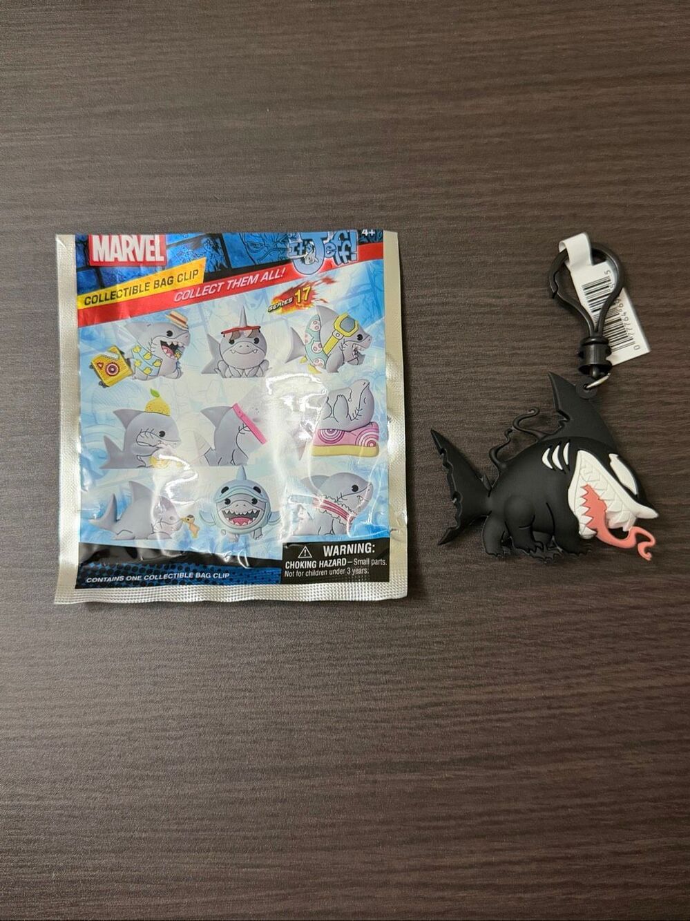 Marvel Rivals Jeff The Land Shark Figural Bag Clip Keychain CHASE - Jeff as Veno